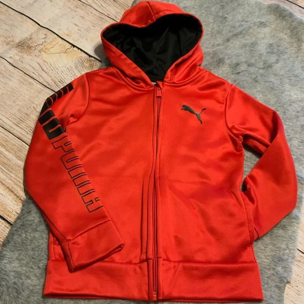 Puma Kid’s Matching Jogger Set Size 5 - Picture 2 of 10